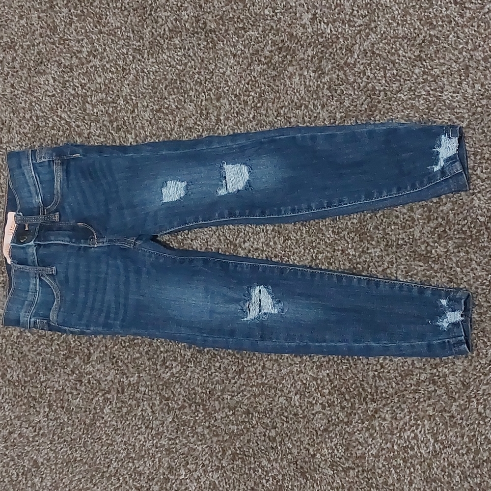Distressed Mila Rose Blue Jeans